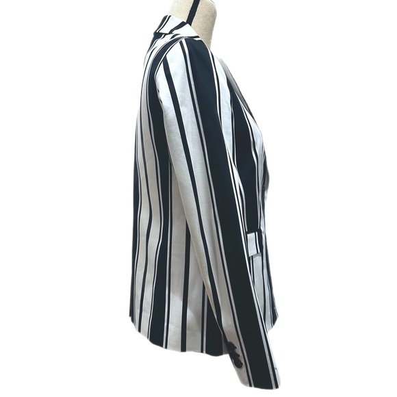 Blumarine Blugirl Navy White Striped Blazer - Picture 2 of 7
